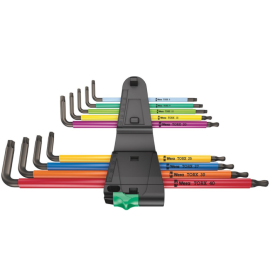 Set chei imbus TORX 967 TX XL Multicolour Wera 9 piese Set chei imbus TORX 967 TX XL Multicolour Wera 9 piese