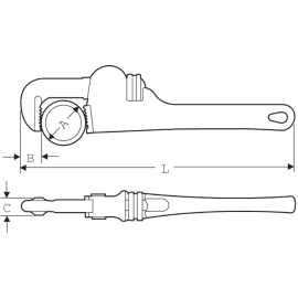 Cheie mops tevi 2 toli instalator SuperEgo 104140000
