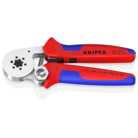 Knipex 97 55 14 Cleste sertizat pini 0.08 - 2 x 10 mm2