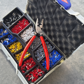 Trusa sertizat pini sortiment 0,5 - 16 mm2 Knipex 97 90 06 Trusa sertizat pini sortiment 0,5 - 16 mm2 Knipex 97 90 06