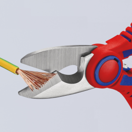 Foarfeca electrician 160 mm cu microdinti Knipex 95 05 10 SB