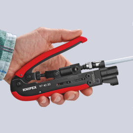 Unealta compresie mufa cablu coaxial