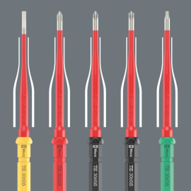 Set surubelnite cu lame din inox subtiri 1000 volti Wera