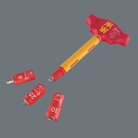 Surubelnite clichet si chei tubulare izolate 24 Allrounder Wera