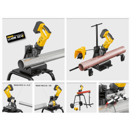 Masina de taiat tevi Rems Akku Cento 22V 115 mm