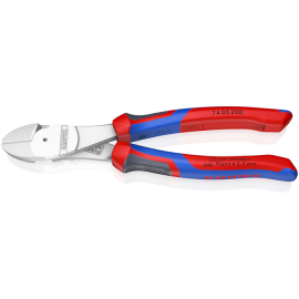 Cleste sfic de forta cromat Knipex 200 mm