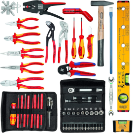 Trusa scule electrician 63 unelte Knipex 00 21 19 LB E