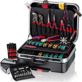 Trusa de scule pentru mecanici auto 90 piese Knipex 00 21 06 M, echipata cu scule profesionale Trusa de scule pentru mecanici auto 90 piese Knipex 00 21 06 M, echipata cu scule profesionale