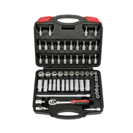 Trusa chei tubulare si biti, 58 piese Trusa chei tubulare si biti, 58 piese