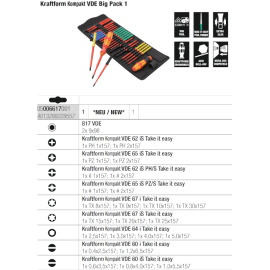 Trusa surubelnite electrician VDE Big Pack 1 Wera 05006617001