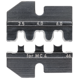 Insertii sertizare MC4 conectori 2.5, 4, 6 mm