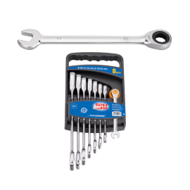 Set 8 chei fixe inelare cu clichet 8 22 mm