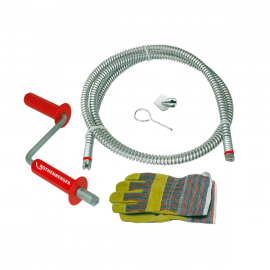 Cablu de desfundat conducte 50 - 100 mm, 2,3 m