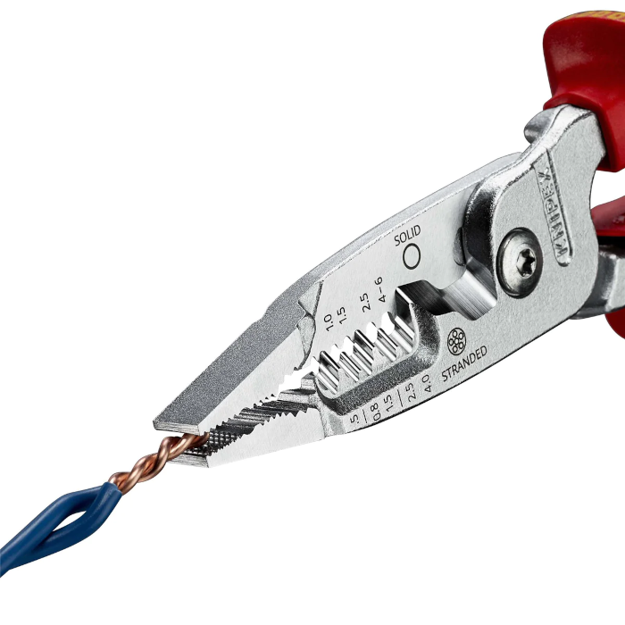 Patent multifucntional electrician Wirestripper Knipex 13 76 200 ME
